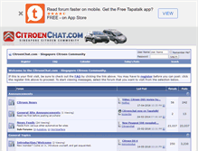 Tablet Screenshot of citroenchat.com